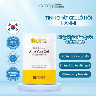 Combo 5 Mặt Nạ Gel Lô Hội Giảm Mụn, Ngừa Viêm Da 20ml Duy Trì Độ Ẩm Cần Thiết Cho Da - Hanmi