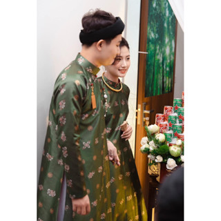 Cổ Phục - Áo Ngũ Thân Tay Chẽn Nam Nữ  Cao  Cấp 2 Lớp _Việt Phục Anh Thư  ( -kèm ảnh thật)