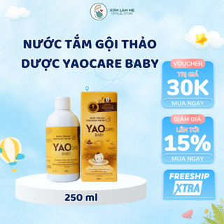 Nước Tắm Gội Thảo Dược Yaocare baby Cho Trẻ Sơ Sinh & Trẻ Nhỏ chuẩn Đại học Dược Hà Nội - 250ml