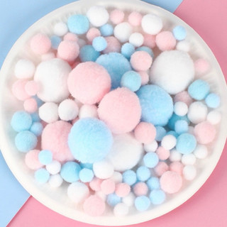 Pompom mix màu pastel