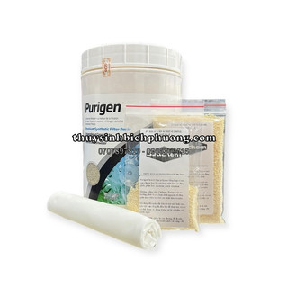 SEACHEM PURIGEN - KHỬ ĐỘC TỐ NH3, NO2, NO3 VẬT LIỆU LỌC LÀM TRONG NƯỚC, KHỬ MÀU LŨA HỒ CÁ THỦY SINH, HỒ CÁ BIỂN NƯỚC MẶN