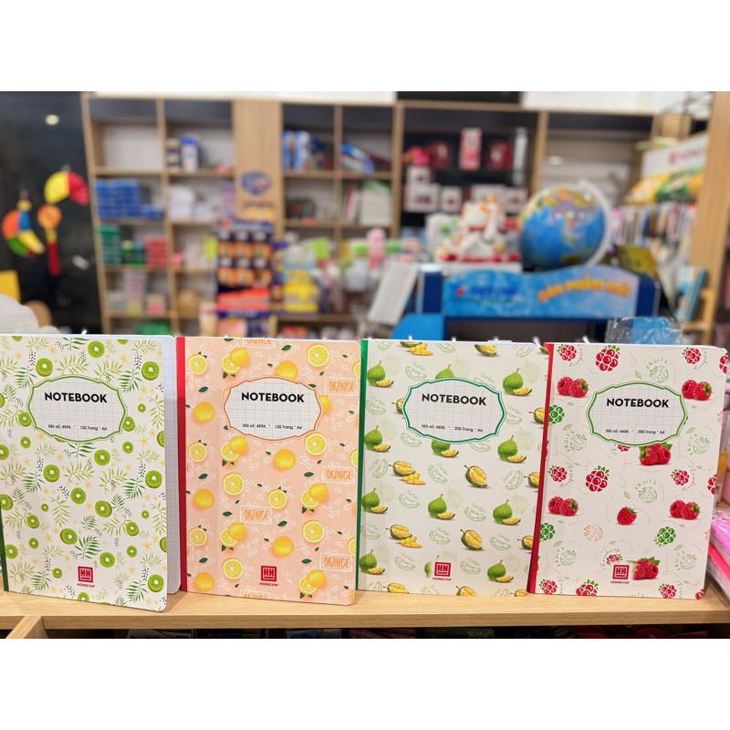 Sổ 4 ô ly 120 trang / 200Tr A4 Notebook Hồng Hà 4594 / 4606 luyện viết tiếng Trung Nhật và chữ Hán