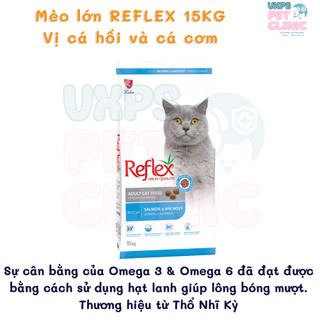 Hạt cho mèo các lứa tuổi reflex bao 15kg