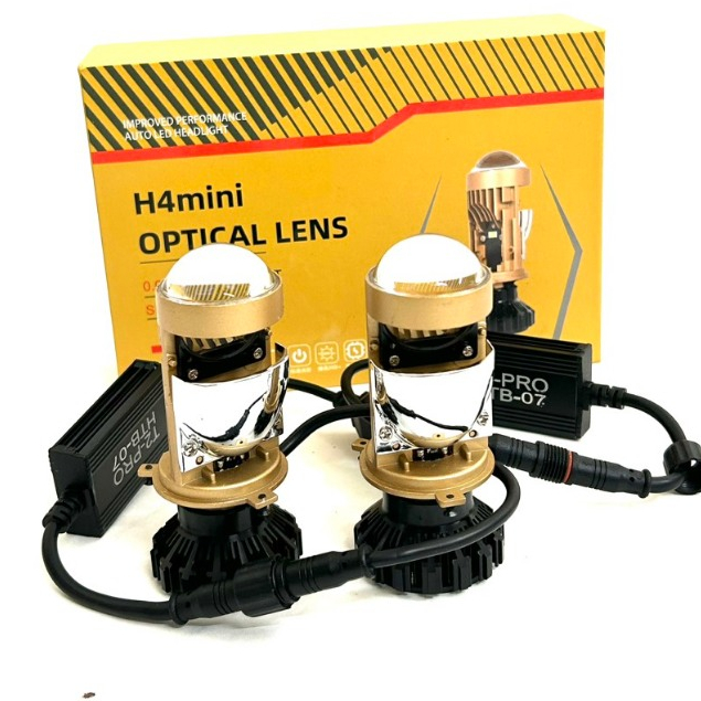 Đèn Led Pha Bi Cầu Mini T2 Pro Hàng Mạ Vàng Đồng Có Ánh Sáng Cắt Chói -Bảo Hành 1 Năm Lỗi 1 Đổi 1