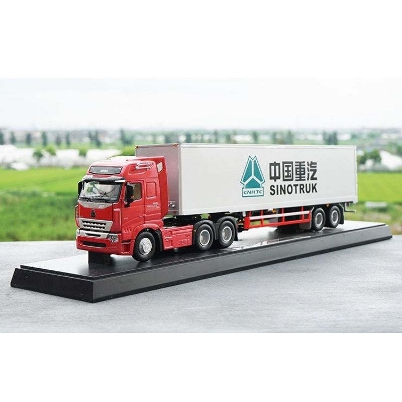 Mô hình xe đâu kéo Congai Howo hợp kim 1:36