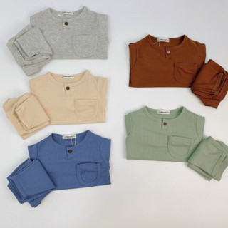 M2 sale - Combo 3 -4-5 bộ  - Quần áo trẻ em, bộ dài tay thu đông cho bé trai, bộ dài tay bé gái chất liệu len tăm 5-15kg