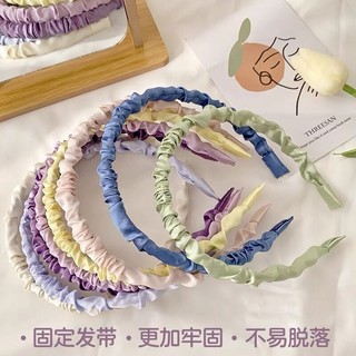 Băng đô ,bờm tóc vải nhún lụa satin hàn quốc dễ thương