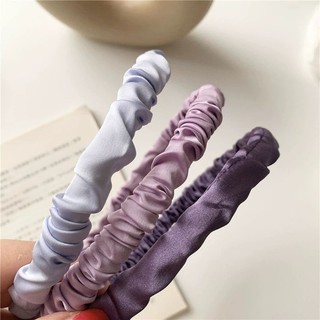 Băng đô ,bờm tóc vải nhún lụa satin hàn quốc dễ thương