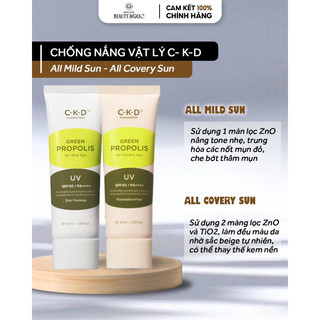 Kem chống nắng vật lý CKD Green Propolis