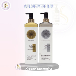 Cặp dầu gội Collagen Vinge plus chính hãng Dầu gội Vinge collagen hương nước hoa thơm lâu mềm mượt Chống rụng tóc