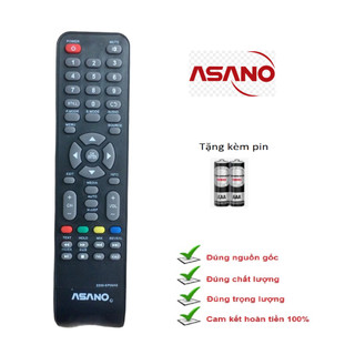 Điều khiển tivi ASANO hàng tốt 100%, Tặng kèm pin