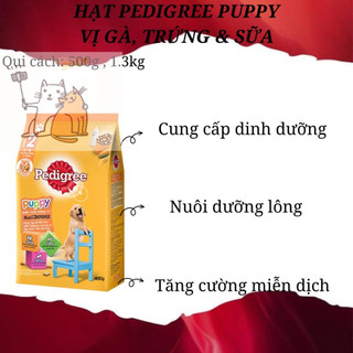 Thức ăn chó con Pedigree vị gà & trứng túi 1.3kg