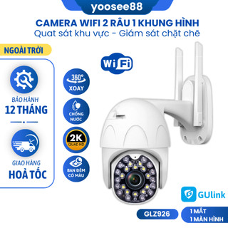 Camera Wifi IP An Ninh Giám Sát Ngoài Trời app Gulink 1080P-2.0MP, Quay Ban Đêm Có Màu, Xoay 360 Độ