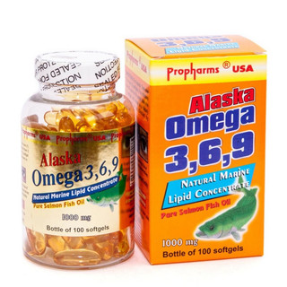 Viên uống dầu cá Omega-3,6,9 Alaska bổ não, tăng cường thị lực
