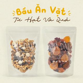 Ăn Vặt Bà Bầu: Mixnuts 5 Loại Hạt, Mixfruits Sấy Dẻo 250gr | Nhà Đậu