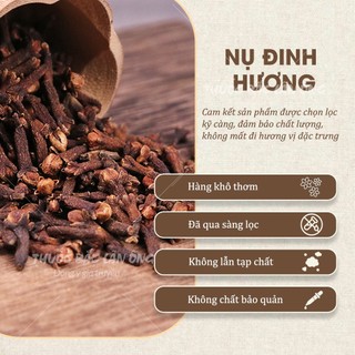 Nụ đInh hương 1kg, đinh hương khô Ấn Độ, nụ to, thơm, sạch, làm gia vị tẩm ướp món ăn tạo vị thơm nồng