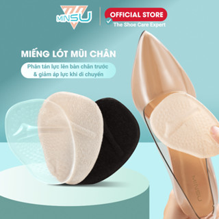 Miếng Dán Lót Mũi Giày Silion 4D MINSU M5524 Êm Chân và Khử Mùi Giúp Tăng Size Giày, Tránh Xước Ngón Chân