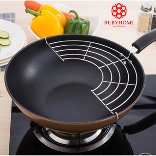 Vỉ gác chảo ráo dầu mỡ inox Tabihome có vỏ - hàng loại 1