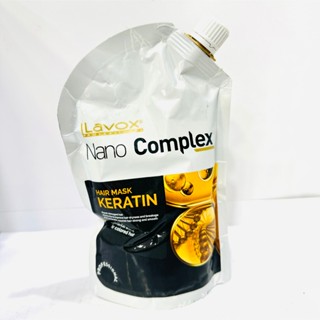 Hấp Dầu Keratin Phục Hồi Tóc Dạng Túi Lavox Nano Complex 500ml - Hàng chính hãng 100% cty LAVO
