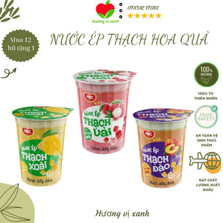 Nước ép hoa quả, nước ép thạch tươi mát giải nhiệt mùa he- hương vị xanh