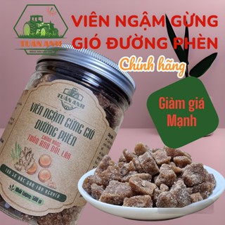 500Gr Viên Ngậm Trà Gừng Gió Đường Phèn Chính Hãng Tuấn Anh Đăk Lăk  ( Gừng Rừng Tây Nguyên)
