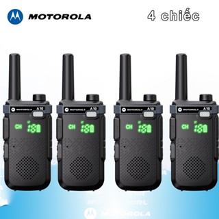  Mua 2 Gửi 2 đàm Motorola A10 Bộ đàm UHF 400-520MHz  10W Mini Walkie Talkie 199 Channel 9800Mah Khoảng cách giao tiếp 8km 