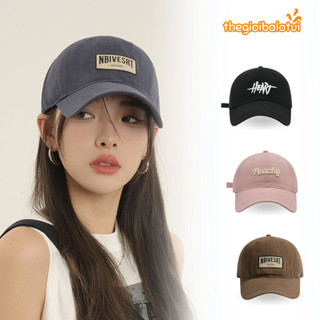 Mũ lưỡi trai nón kết nữ nam thêu chữ phong cách Hàn Quốc ulzzang form cứng đa dạng màu sắc