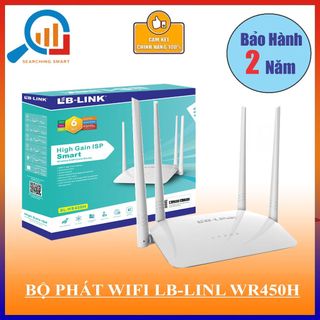 [ GIÁ HỦY DIỆT] Bộ phát sóng wifi 4 râu LB-LINK BL-WR450H 300Mbps - Bảo hành chính hãng 24 tháng !!!