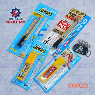 [Chính hãng OLFA] Dao rọc giấy, Hộp 10 lưỡi dao 12.5mm OLFA MTB-10B MT-1