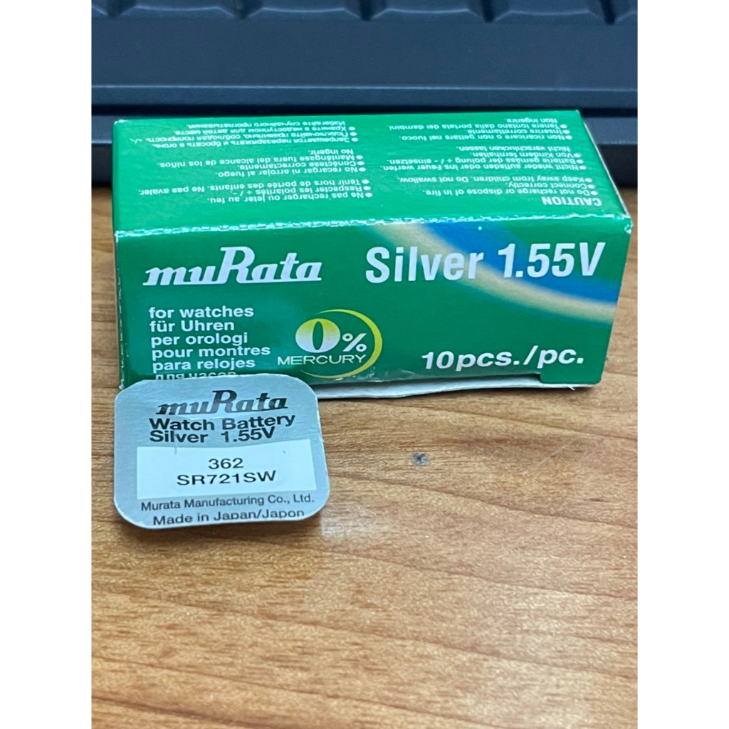 Viên pin đồng hồ muRATA SR721SW 362 Sony murata 721 SR721 chính hãng, vỉ 1 viên