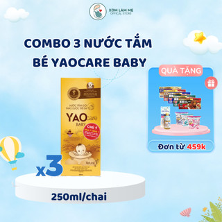 Combo 3 nước tắm bé yaocare baby có tích điểm