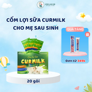 Cốm Lợi Sữa Curmilk Cho Mẹ Sau Sinh- Tăng Tiết Sữa, Sữa Sánh Đặc- Hộp 20 Gói - ĐH Dược HN