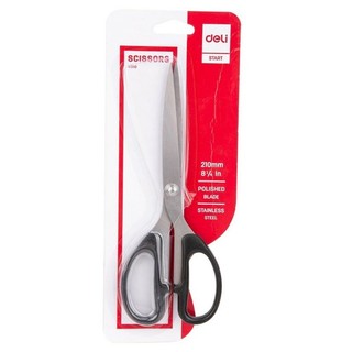 Kéo 210mm Deli - Đen/Đỏ - 1 chiếc - E6010