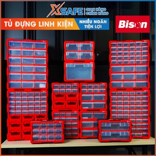 Tủ nhựa đựng linh kiện Bison nhiều kích thước đa dạng tiện lợi, dùng đựng linh kiện điện tử,thủ công