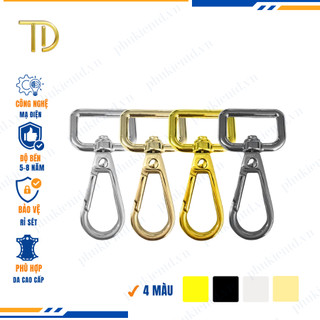 Móc càng cua túi xách,móc khóa càng cua túi xách,móc chó túi xách 19mm Mạ điện bền 5-8 năm