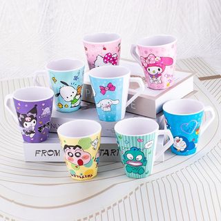 🌸LY CỐC CÓ QUAI CẦM HELLO KITTY DOREMON & FRIENDS