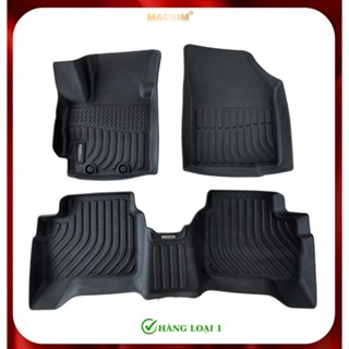 Thảm lót sàn xe ô tô Suzuki Swift 2019-nay (sd) Nhãn hiệu Macsim chất liệu nhựa TPE cao cấp màu đen