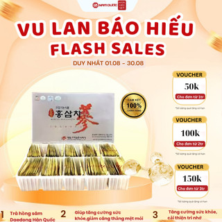 Trà hồng sâm daedong hàn quốc, 50 gói * 30gr
