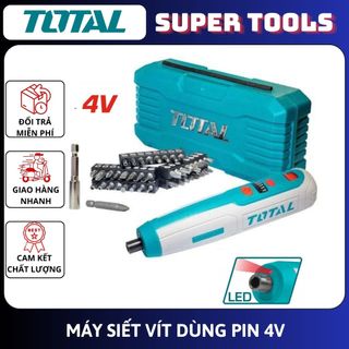 Máy siết vít dùng pin 4v total tsdli0403 & tsdli0423