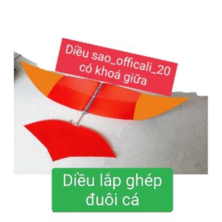 Diều sáo mi ni lắp ghép giá rẻ tặng dây