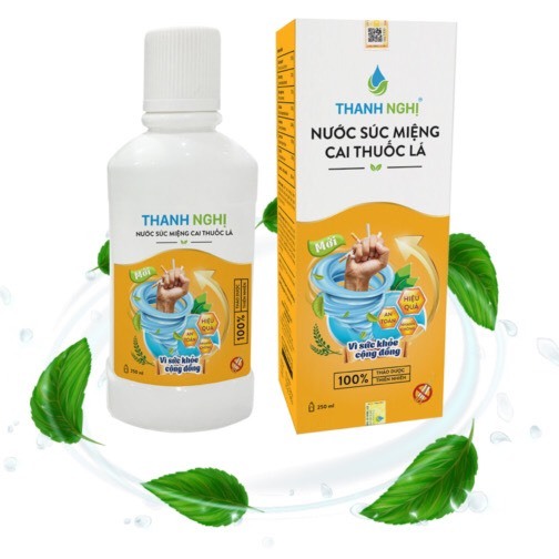 Nước súc miệng cai thuốc lá Thanh Nghị 250ml, hiệu quả sau 7 ngày sử dụng