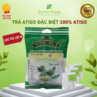 Trà Atiso Ngọc Duy ĐẶC BIỆT 100% Atiso giải độc gan, ngừa tiểu đường, thanh nhiệt - 100 túi lọc