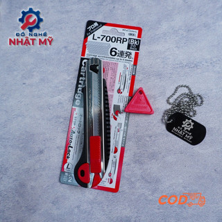 Dao rọc giấy tự nạp lưỡi 18mm nhật nt cutter l-700rp