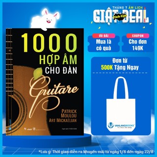 Sách 1000 hợp âm cho đàn guitare - văn lang