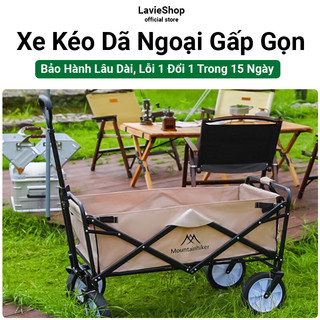 Xe kéo dã ngoại gấp gọn mountainhiker. xe kéo đựng đồ cắm trại du lịch tải trọng 80kg thể tích 90l