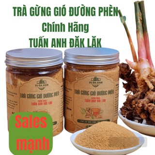 1Kg 2 Hộp Trà Gừng Gió Đường Phèn Chính Hãng Tuấn Anh Đăk Lăk Thơm Ngon Uống Là Ghiền