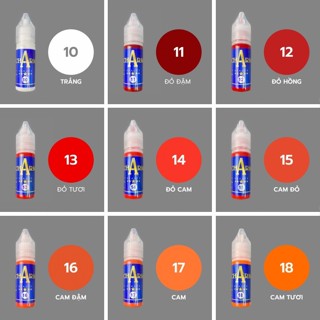  🏷️ Mực Môi Charm Bong Đậm Nhiều Màu Sắc Chính Hãng – Bám Màu Lâu – Lên Màu Chuẩn dùng trong phun xăm thẩm mỹ 