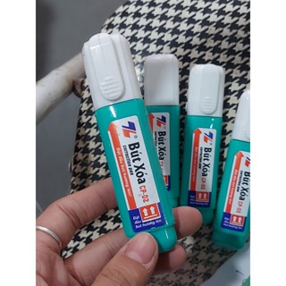 COMBO 1 hộp (10 cái) Bút Xoá Nước Thiên Long Dung Tích 12ml, Bút Mực Xóa Nhanh Khô, An Toàn Cho Học Sinh CP-02