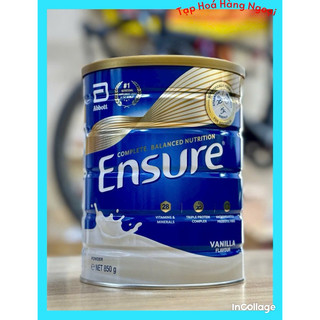 SỮA BỘT ENSURE ÚC VỊ VANI LON 850G