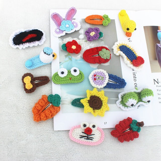 Set 5 cái phôi kẹp tóc kèm vải nỉ